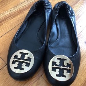 Tory Burch ballet flat - black & gold
